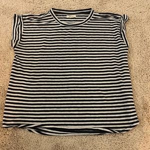 Madewell Linen Blend Striped tee